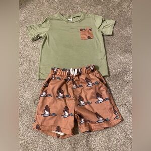 SHEIN Boy’s 4T Mallard Duck outfit